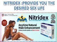 provide you the desired sex life