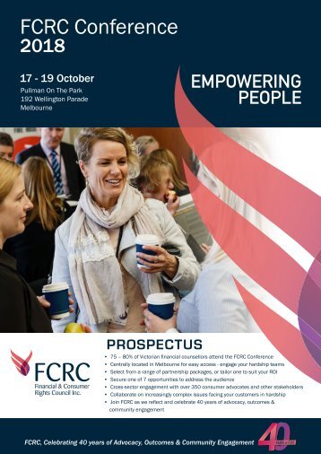 FCRC 2018 Prospectus