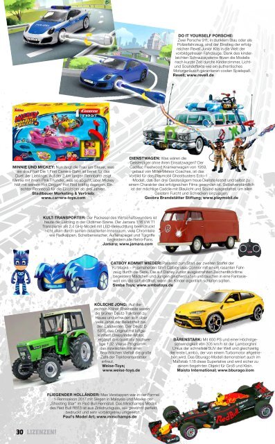 planet toys Sonderheft LIZENZEN! 1/18