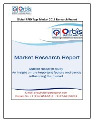 Global RFID Tags Market 2018 Research Report