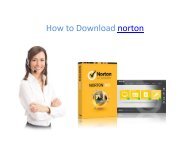 How to Download norton