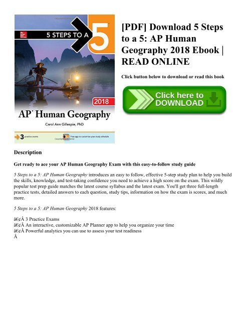 ap human geo 5 steps to a 5 ap human geo 5 steps to a 5