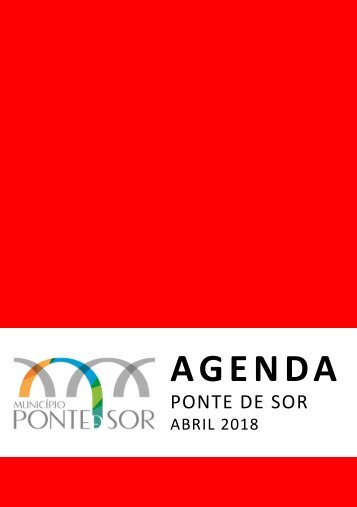Agenda Ponte de Sor - abril 2018