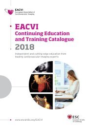 EACVI Continuing Education and Training Catalogue 2018