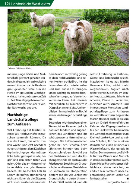 Lichterfelde West extra Nr. 5/2017