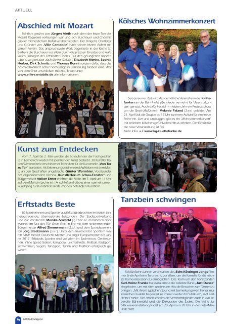 Erftstadt Magazin März 2018