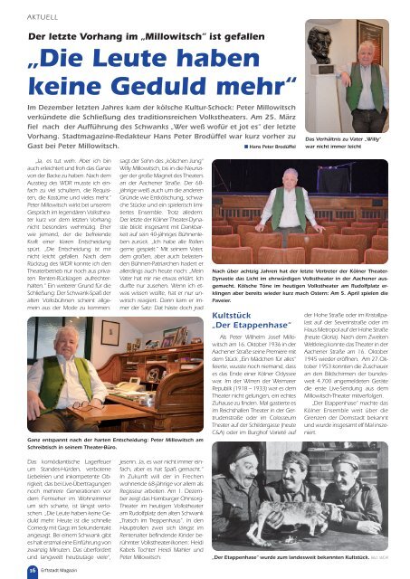 Erftstadt Magazin März 2018