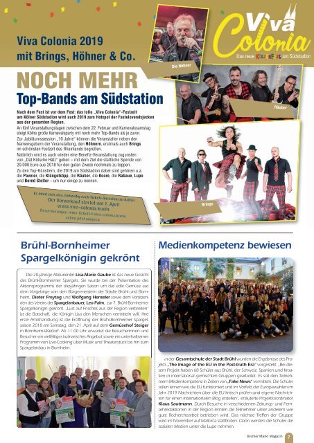 Brühler Markt Magazin März 2018