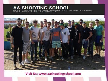 Stag and Hen Activities at AA Shooting School, Dorset, UK