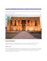 TOUR TO DANDARA AND ABYDOS TEMPLES FROM SAFAGA PORT (1)