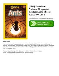[PDF] Download National Geographic Readers: Ants Ebook | READ ONLINE