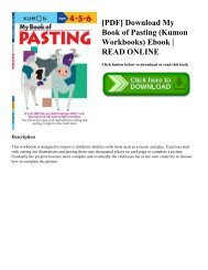 [PDF] Download My Book of Pasting (Kumon Workbooks) Ebook | READ ONLINE