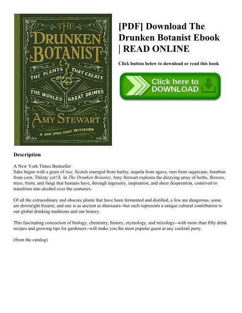 [PDF] Download The Drunken Botanist Ebook | READ ONLINE