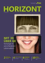 Pax Horizont – Mit 30 über 60