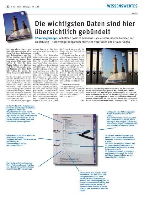 07.04.2018 Lindauer Bürgerzeitung