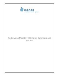 Andrews-McMeel 2019 Christian Calendars and Journals