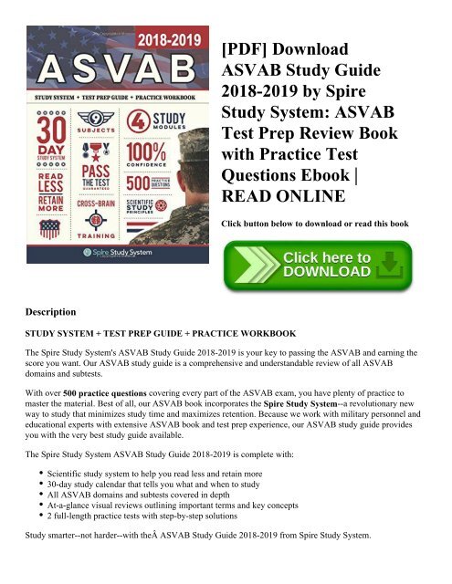 asvab book free download pdf