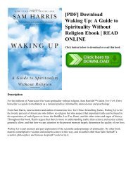 [PDF] Download Waking Up: A Guide to Spirituality Without Religion Ebook | READ ONLINE