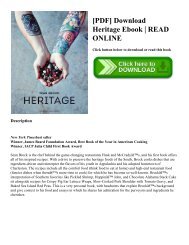 [PDF] Download Heritage Ebook | READ ONLINE