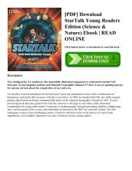 [PDF] Download StarTalk Young Readers Edition (Science & Nature) Ebook | READ ONLINE