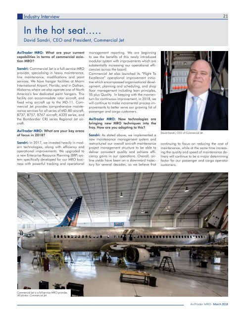 AviTrader MRO Magazine 2018-02