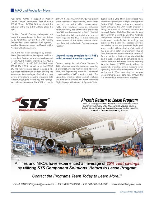 AviTrader MRO Magazine 2018-02