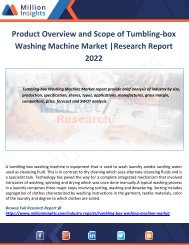 Product Overview and Scope of Tumbling-box Washing Machine Market Research Report 2022