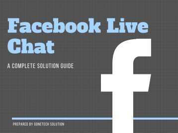 Amazing Facebook Live Chat Issues - 2018 