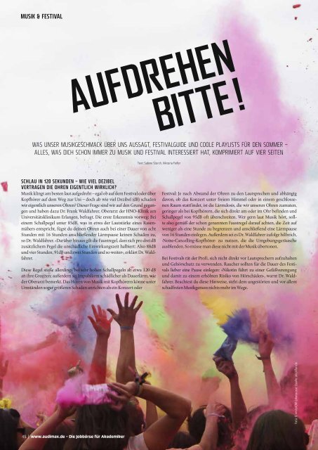 audimax JUR.A 5/2018 - Karrieremagazin für Juristen