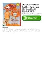 [PDF] Download Soda Pop Head Activity and Idea Book Ebook | READ ONLINE