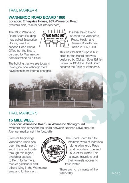 Wanneroo Town Centre - Cultural and Civic Trail