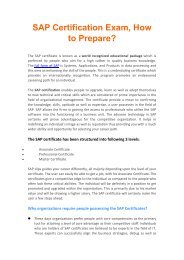 SAP Certification Exam, How to Prepare?