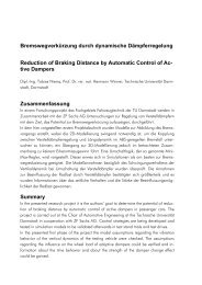 Fachgebiet Fahrzeugtechnik - Technische Universität Darmstadt