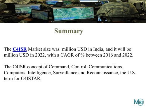 India C4ISR Market Report