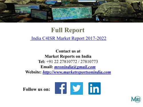 India C4ISR Market Report