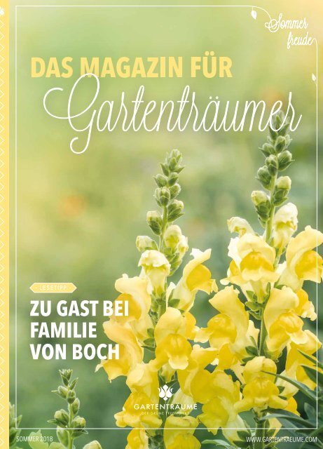 Das Magazin Fur Gartentraumer 02 2018 Hundisburg