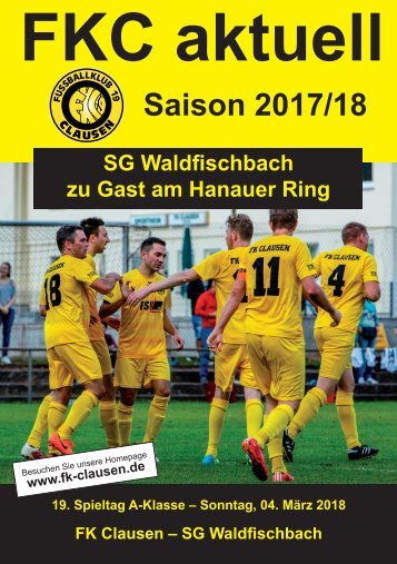 FKC Aktuell - 19. Spieltag - Saison 2017/2018