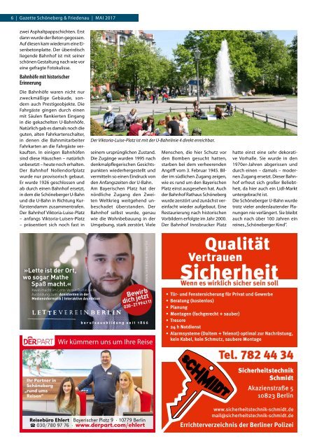 Gazette Schöneberg & Friedenau Mai 2017