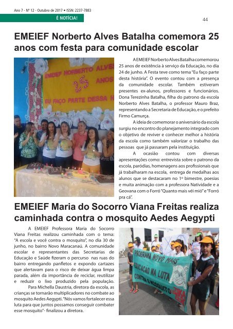 Revista Educação e Reflexão Ano 7 Ed. 12