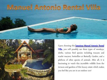 Manuel Antonio Rental Villa