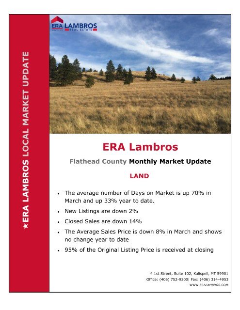 Flathead County Land Update - March 2018