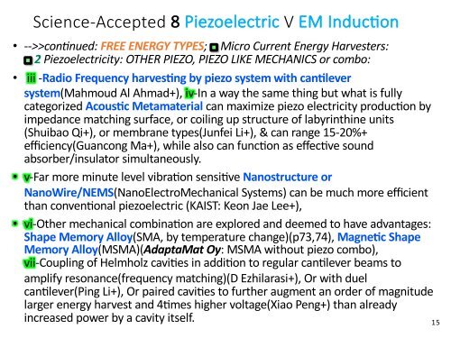 Minder Bekende, Skoon, Lae Koste, Oorvloedige Energietegnologieë en Verwante Toepassings wat die Wêreld sou Verander./ Less Known, Clean, Low Cost, Abundant Energy Technologies & Related Game Changing Applications.