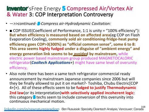 Minder Bekende, Skoon, Lae Koste, Oorvloedige Energietegnologieë en Verwante Toepassings wat die Wêreld sou Verander./ Less Known, Clean, Low Cost, Abundant Energy Technologies & Related Game Changing Applications.