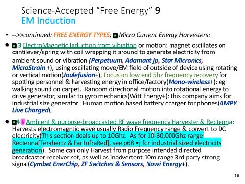 Minder Bekende, Skoon, Lae Koste, Oorvloedige Energietegnologieë en Verwante Toepassings wat die Wêreld sou Verander./ Less Known, Clean, Low Cost, Abundant Energy Technologies & Related Game Changing Applications.