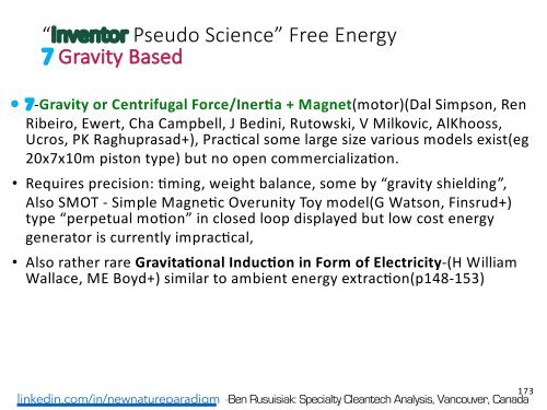 Minder Bekende, Skoon, Lae Koste, Oorvloedige Energietegnologieë en Verwante Toepassings wat die Wêreld sou Verander./ Less Known, Clean, Low Cost, Abundant Energy Technologies & Related Game Changing Applications.