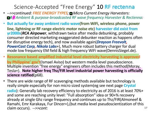 Minder Bekende, Skoon, Lae Koste, Oorvloedige Energietegnologieë en Verwante Toepassings wat die Wêreld sou Verander./ Less Known, Clean, Low Cost, Abundant Energy Technologies & Related Game Changing Applications.