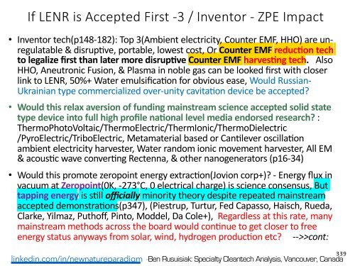 Minder Bekende, Skoon, Lae Koste, Oorvloedige Energietegnologieë en Verwante Toepassings wat die Wêreld sou Verander./ Less Known, Clean, Low Cost, Abundant Energy Technologies & Related Game Changing Applications.