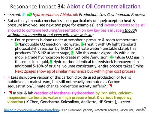 Minder Bekende, Skoon, Lae Koste, Oorvloedige Energietegnologieë en Verwante Toepassings wat die Wêreld sou Verander./ Less Known, Clean, Low Cost, Abundant Energy Technologies & Related Game Changing Applications.