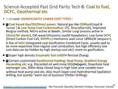 Minder Bekende, Skoon, Lae Koste, Oorvloedige Energietegnologieë en Verwante Toepassings wat die Wêreld sou Verander./ Less Known, Clean, Low Cost, Abundant Energy Technologies & Related Game Changing Applications.