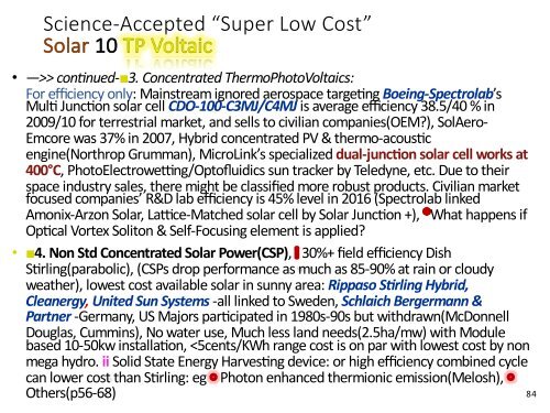 Minder Bekende, Skoon, Lae Koste, Oorvloedige Energietegnologieë en Verwante Toepassings wat die Wêreld sou Verander./ Less Known, Clean, Low Cost, Abundant Energy Technologies & Related Game Changing Applications.